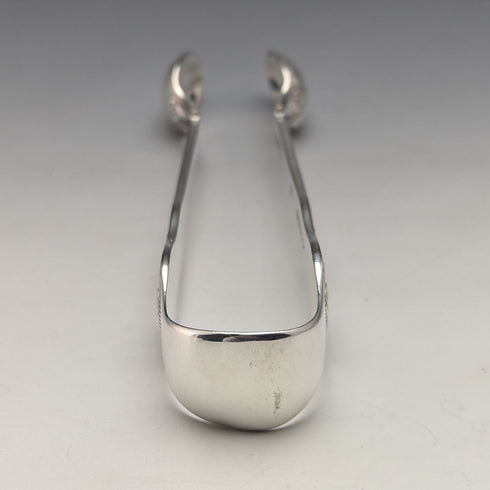 British Antique Silver Plated Kings Pattern Sugar Tongs Martin Hall